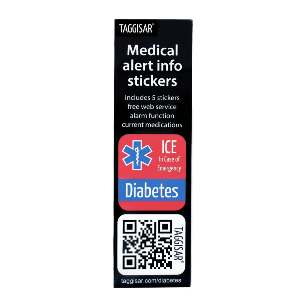 Diabetes ICE Stickers 5 Pack