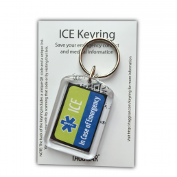 ICE Keyring Green