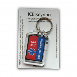 ICE Keyring Red
